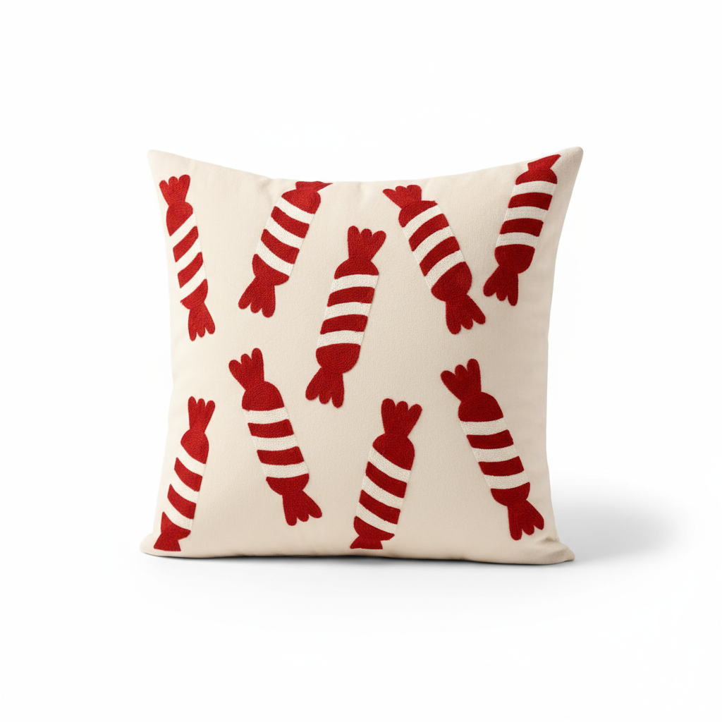 Christmas Cushion Cover With Snowflakes – Luxurious Velvet For A Festive Touch 4
