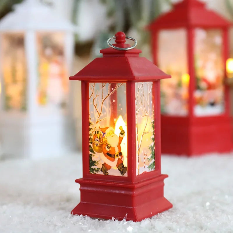 Christmas Lantern Moose Snowman – Enchanting Glow for Festive Atmosphere 8