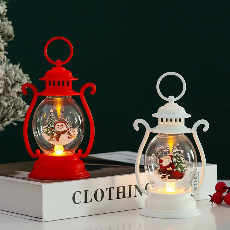 **Christmas Lantern With Handle** – Warm Glow for Festive Gatherings 2