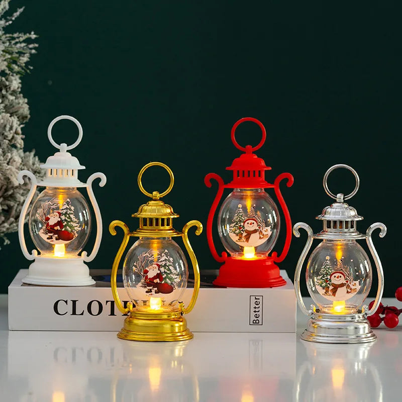 **Christmas Lantern With Handle** – Warm Glow for Festive Gatherings 4
