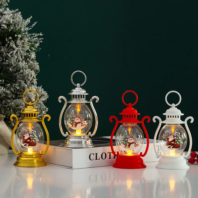 **Christmas Lantern With Handle** – Warm Glow for Festive Gatherings 5