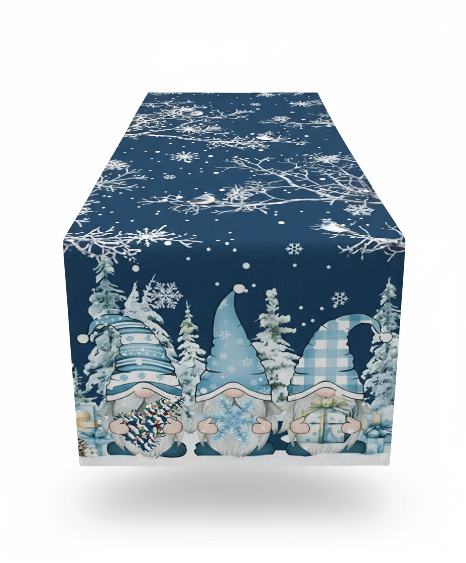 Christmas Table Runner Snowflakes – Charming Winter Accent for Holiday Celebrations 4