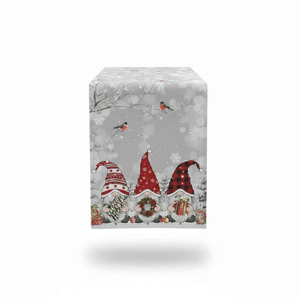 Christmas Table Runner Snowflakes – Charming Winter Accent for Holiday Celebrations 6