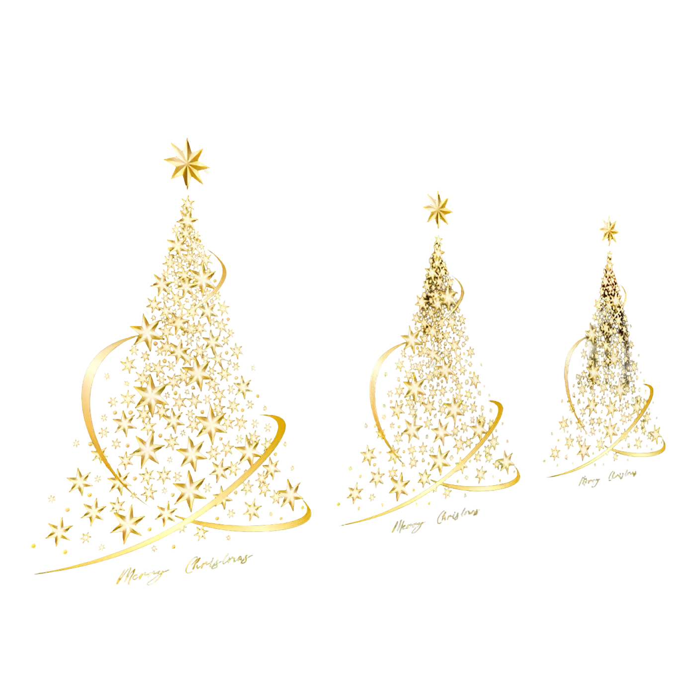 Christmas Window Sticker Gold – Stylish Addition for Holiday Cheer 0