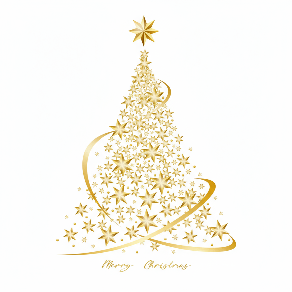 Christmas Window Sticker Gold – Stylish Addition for Holiday Cheer 2