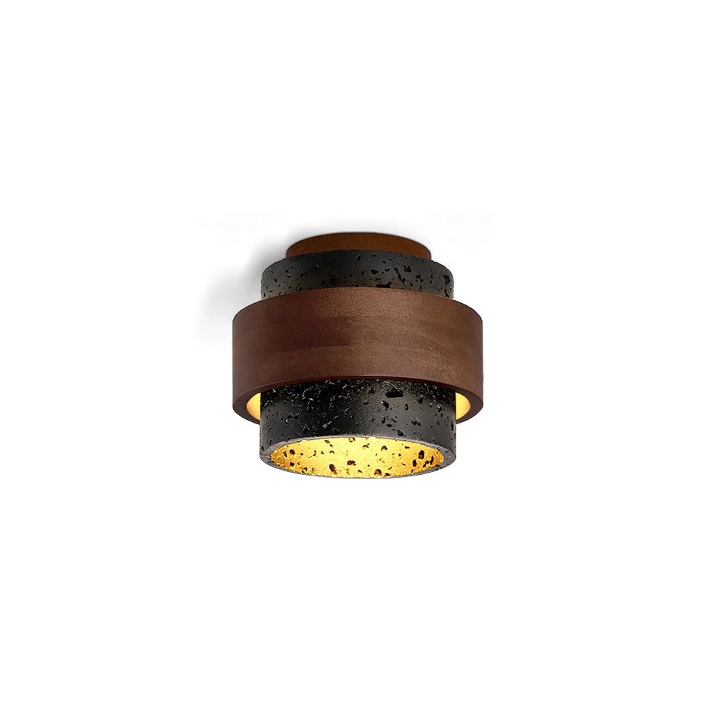 Cole Travertine Ceiling Light – Elegant Design with Natural Touch 1