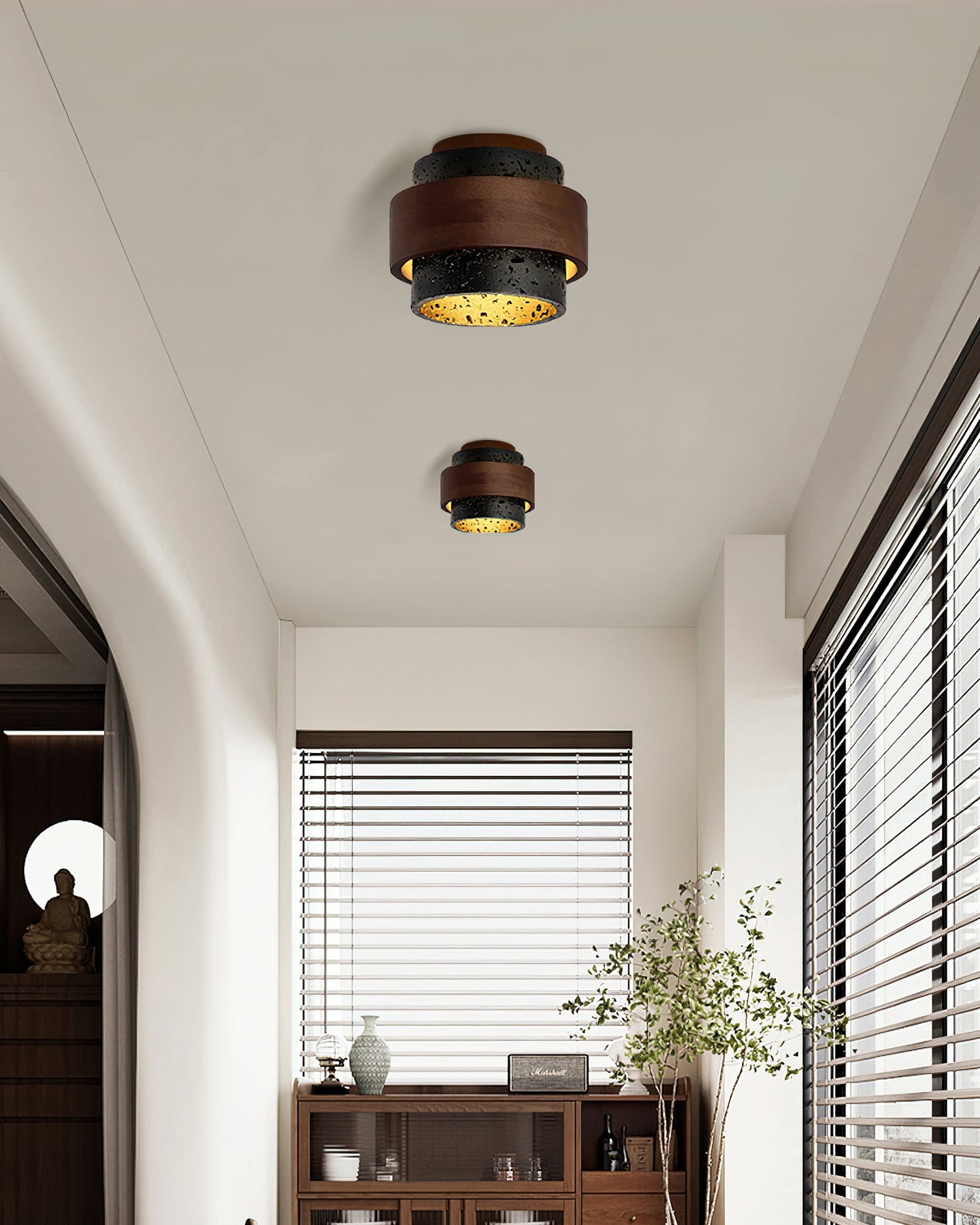 Cole Travertine Ceiling Light – Elegant Design with Natural Touch 6