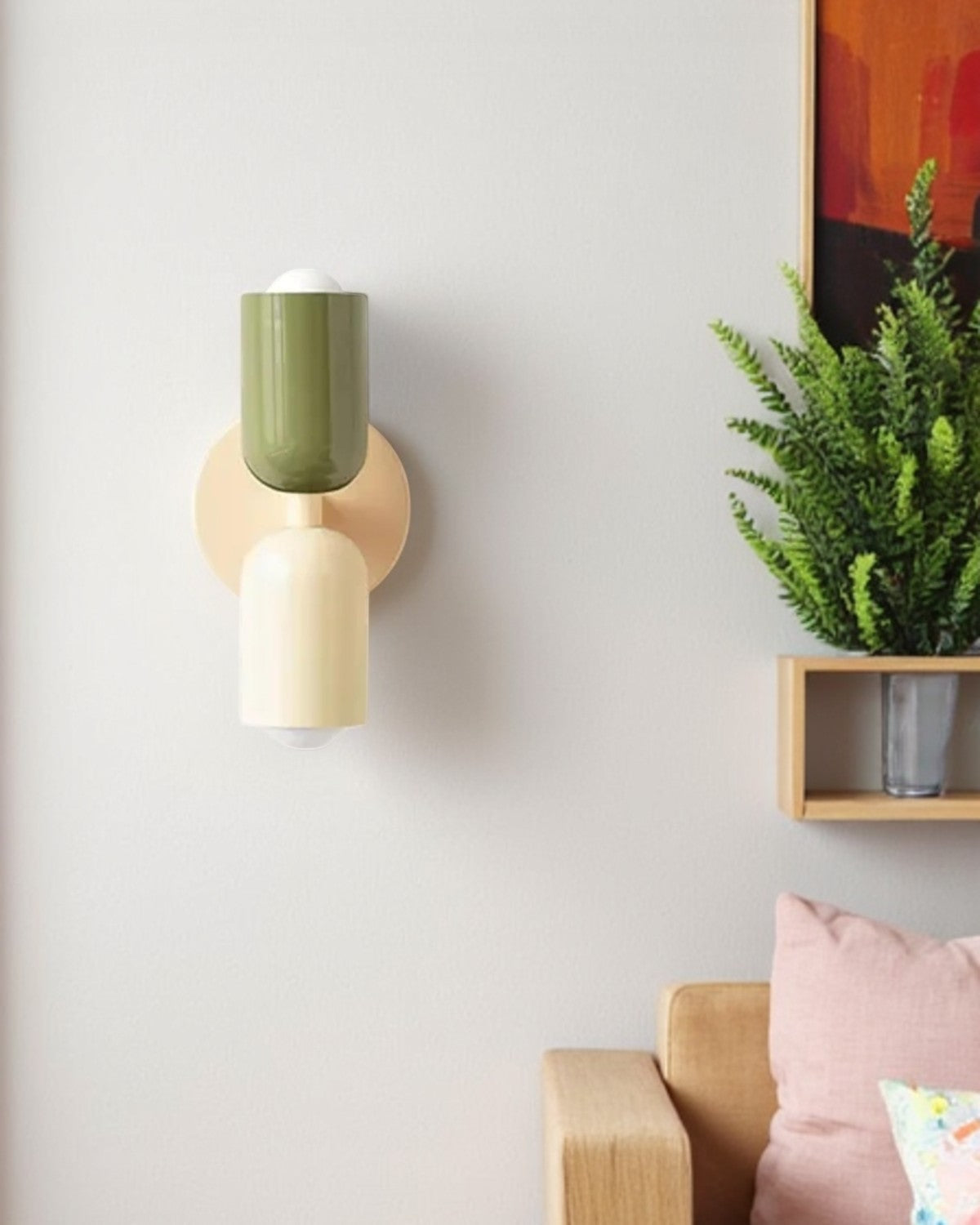 Colorful Round Cap Wall Light – Stylish Dual-Sided Illumination Accent 4