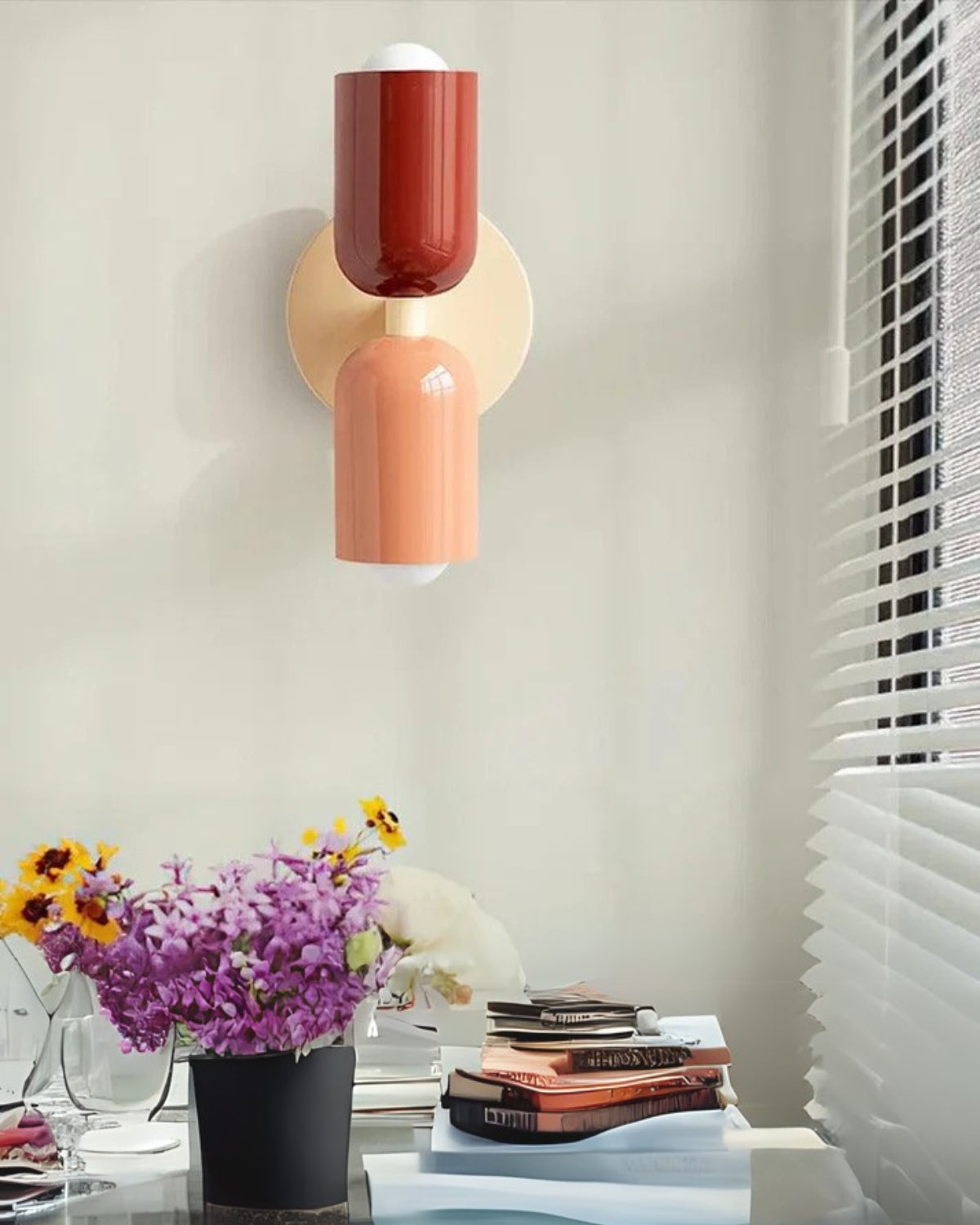 Colorful Round Cap Wall Light – Stylish Dual-Sided Illumination Accent 7