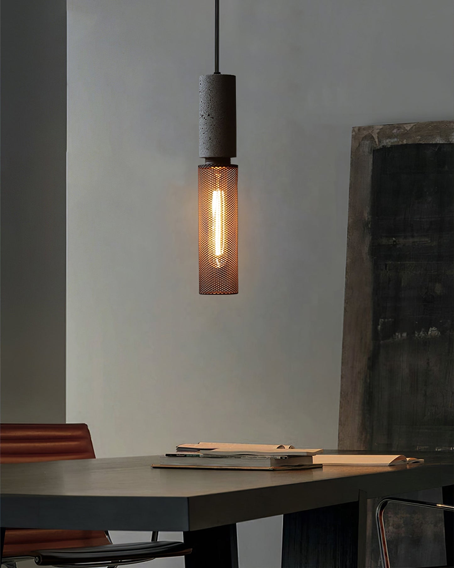 Concrete Industrial Pendant Light – Modern Charm for Your Space 4