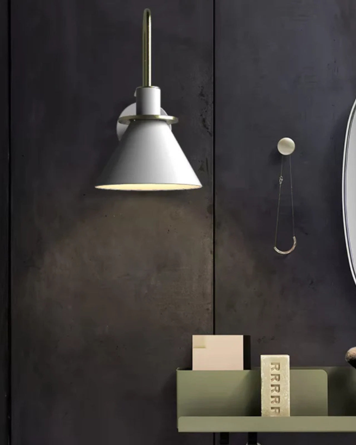 Cone Shade Wall Lamp – Sleek Design with Focused Illumination 3