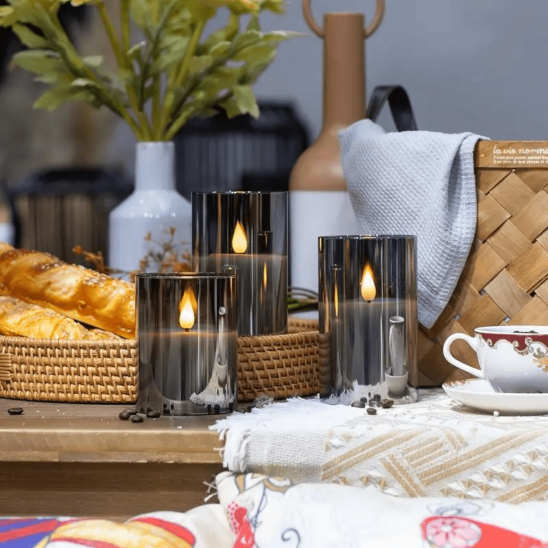 Cozio LED Candle Set – Elegant Ambiance Without Flames 2
