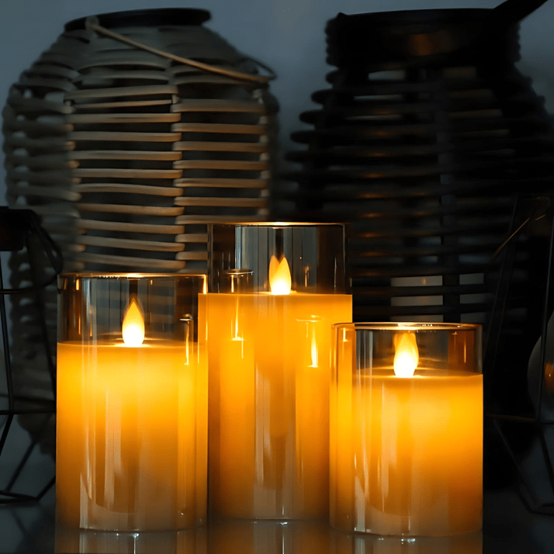 Cozio LED Candle Set – Elegant Ambiance Without Flames 3