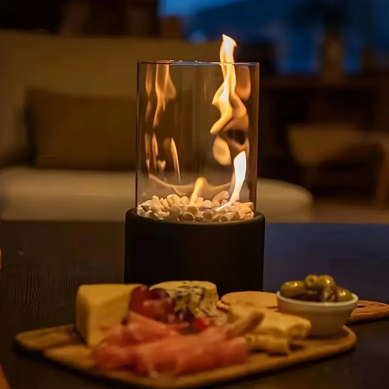 CozyFlame Tabletop Fireplace – Inviting Warmth for Every Gathering 6
