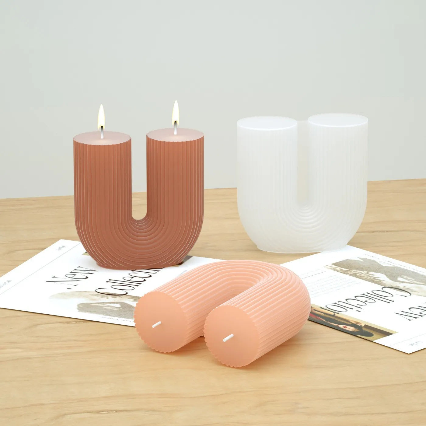 Creative Column Fragrance Candle – Elegant Design for Cozy Moments 3