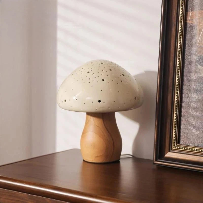 Creative Table Lamp Mushroom Shape – Stylish Accent for Cozy Spaces 2