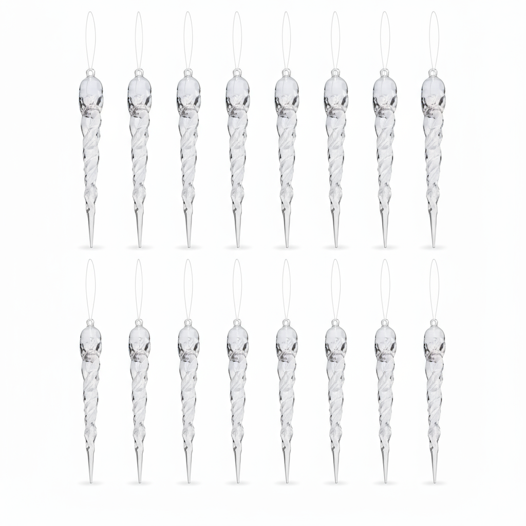Crystal Icicle Pendant – Stunning Winter Touch for Holiday Magic 2