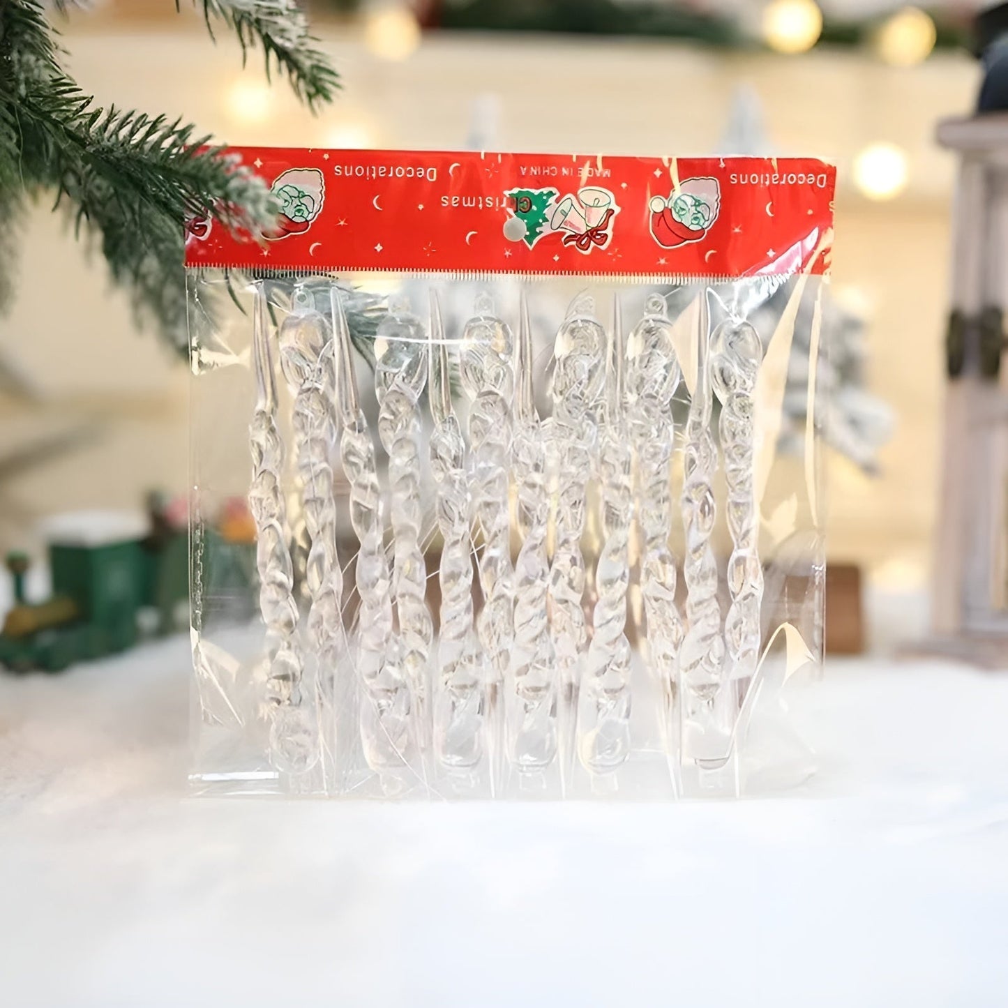 Crystal Icicle Pendant – Stunning Winter Touch for Holiday Magic 5