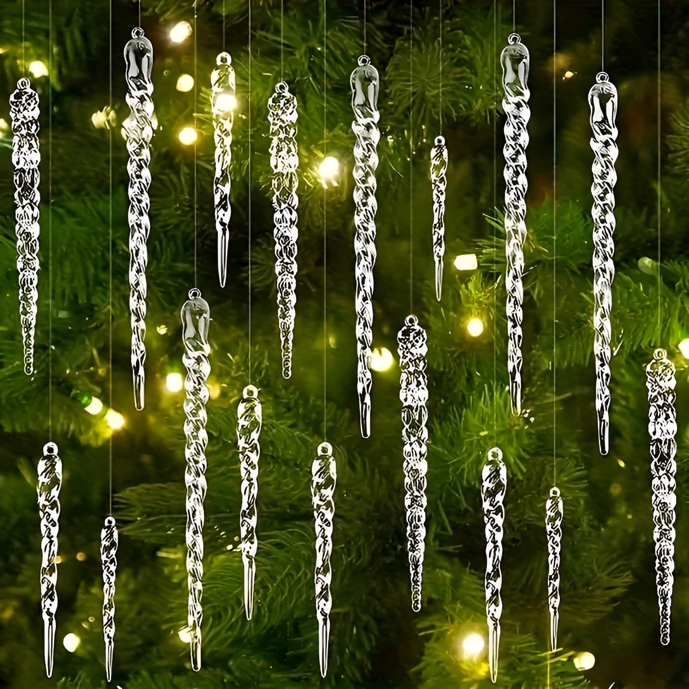 Crystal Icicle Pendant – Stunning Winter Touch for Holiday Magic 6