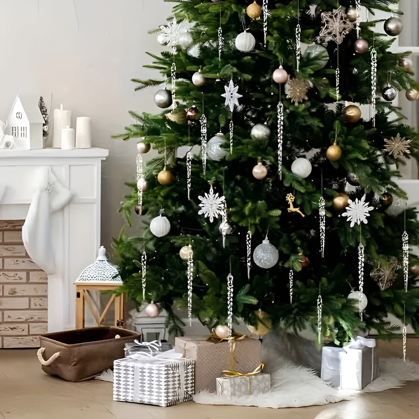 Crystal Icicle Pendant – Stunning Winter Touch for Holiday Magic 7