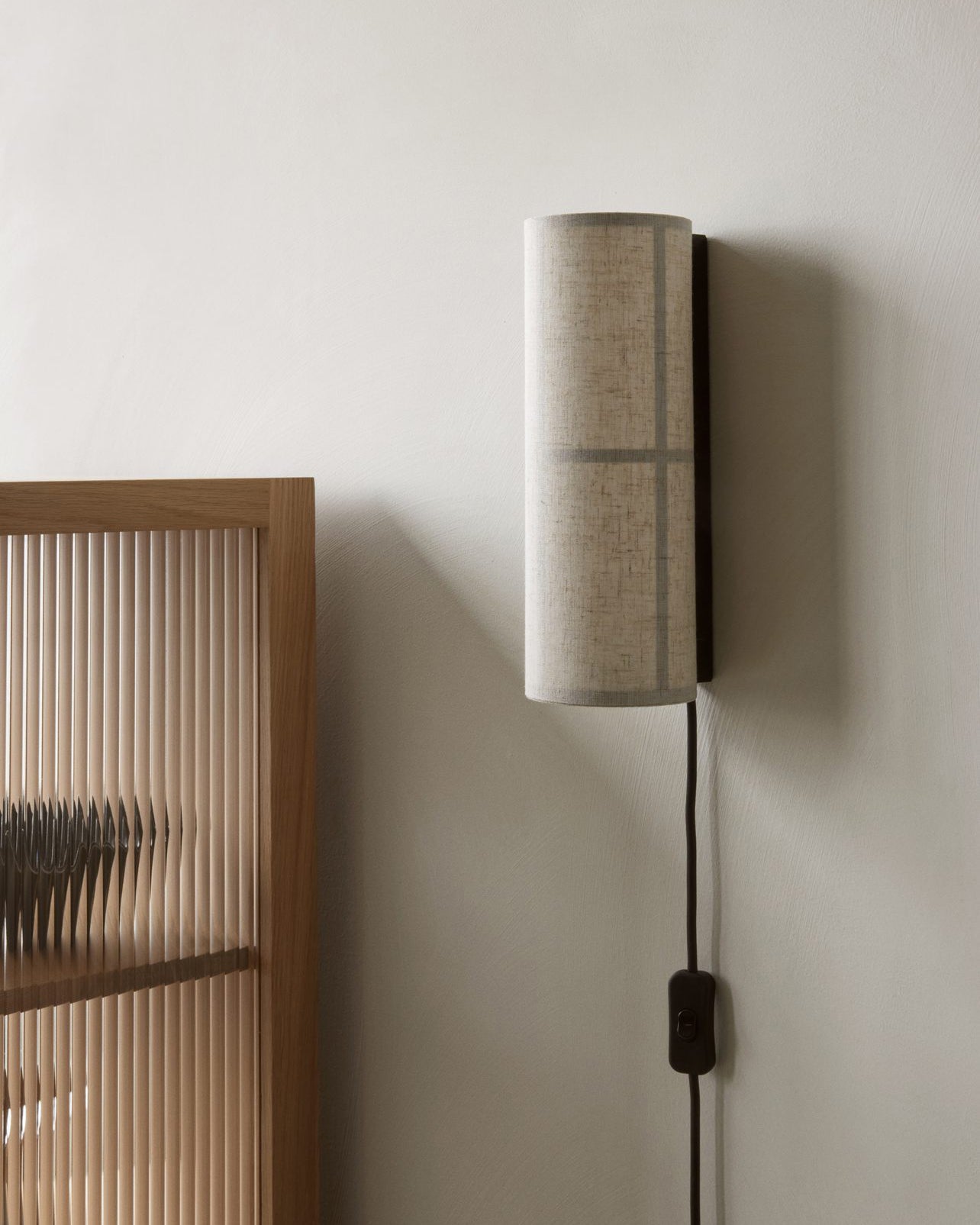 Cylindrical Fabric Wall Lamp – Modern Design with Inviting Glow 5