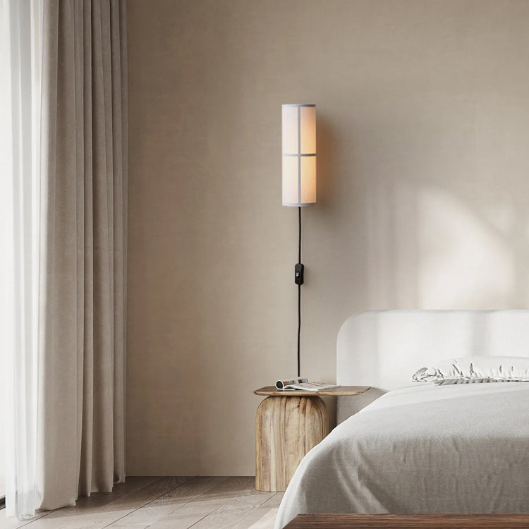 Cylindrical Fabric Wall Lamp – Modern Design with Inviting Glow 8