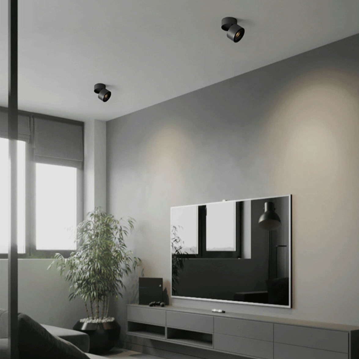 Designer Ceiling Light Fixture – Adjustable LED Spots for Elegant Ambiance 3