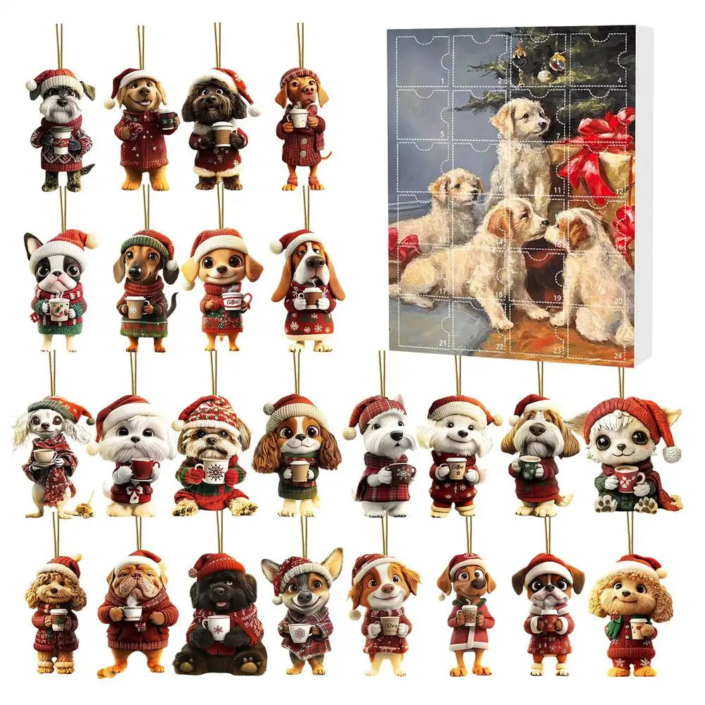 Dogs Christmas Advent Calendar – Joyful Ornaments for Festive Celebrations 4