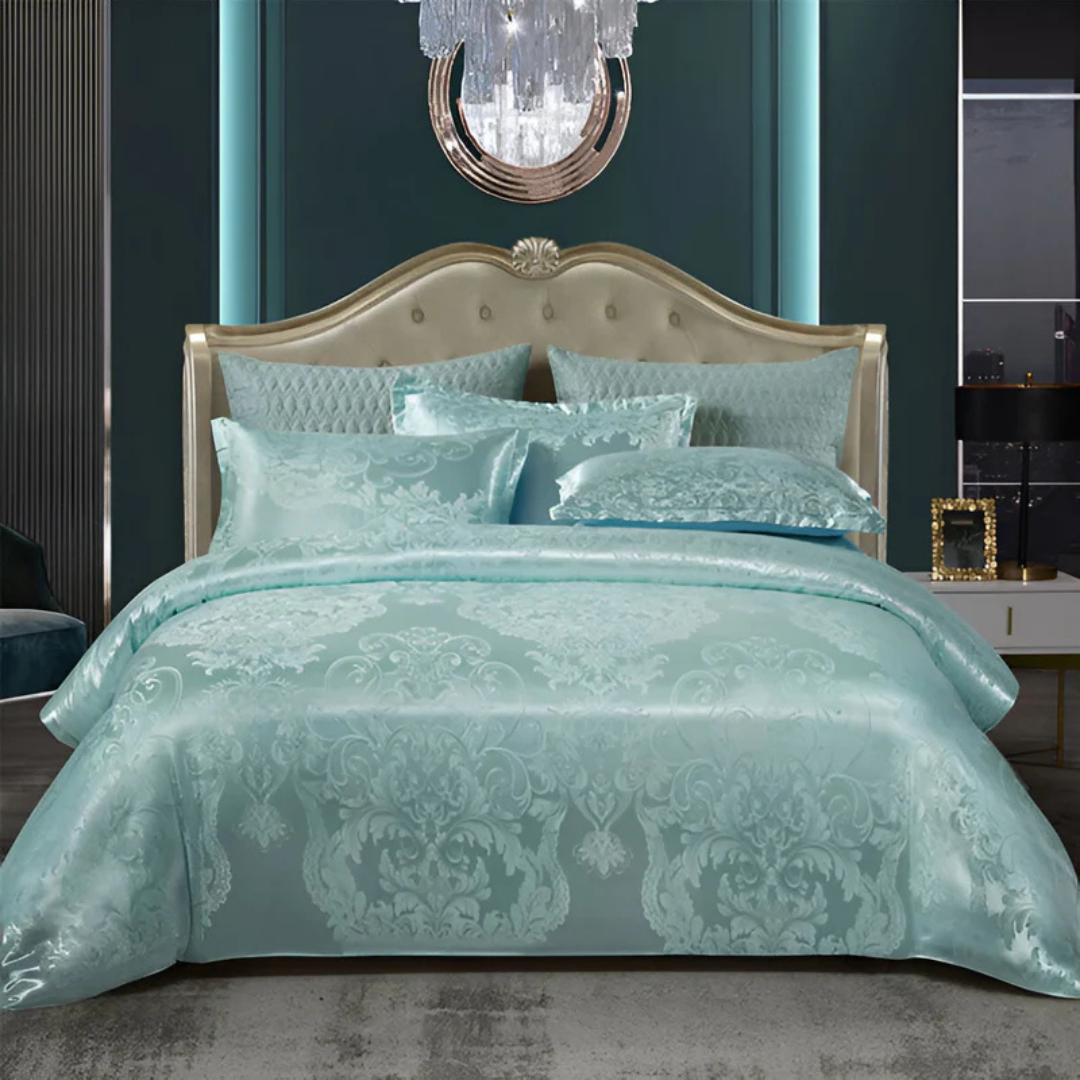Duvet Cover Satin Floral Set – Luxurious Design for Serene Sleep 6