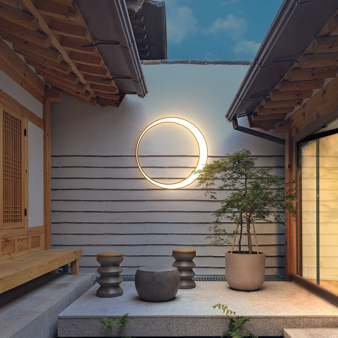 ECLIPS External Wall Lamp – Stylish Outdoor Lights for Any Space 0