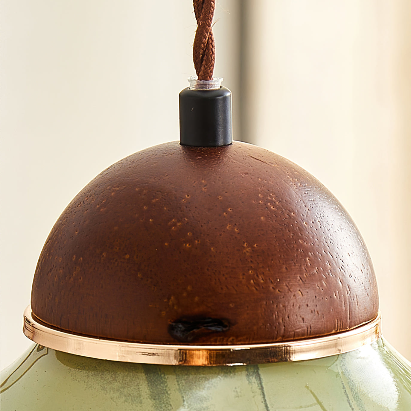 Edmund Pendant Light – Elegant Glass and Ceramic Design 4