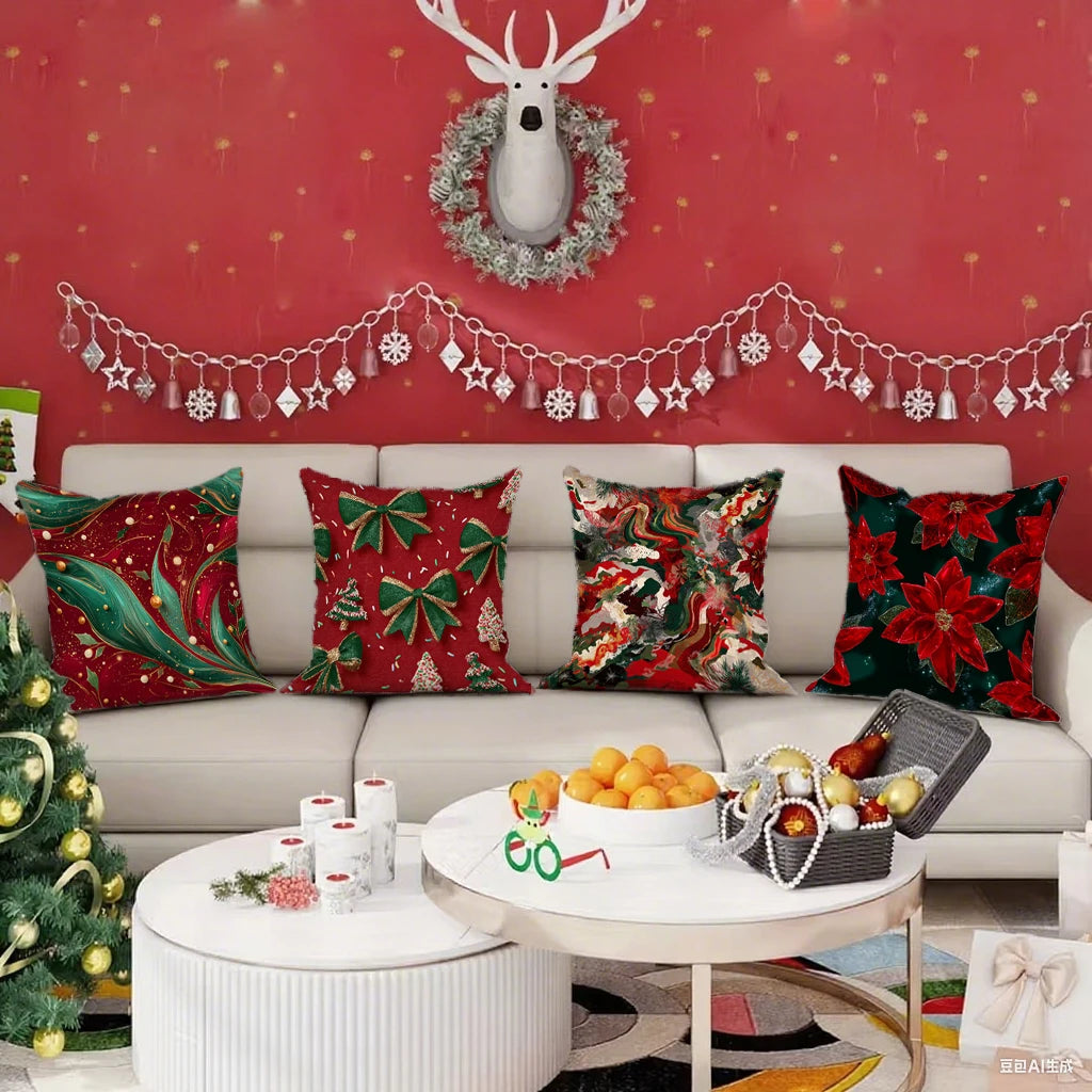 Festive Christmas Cushion Covers 40x40 – Brighten Your Space with Cheerful Vibes 7