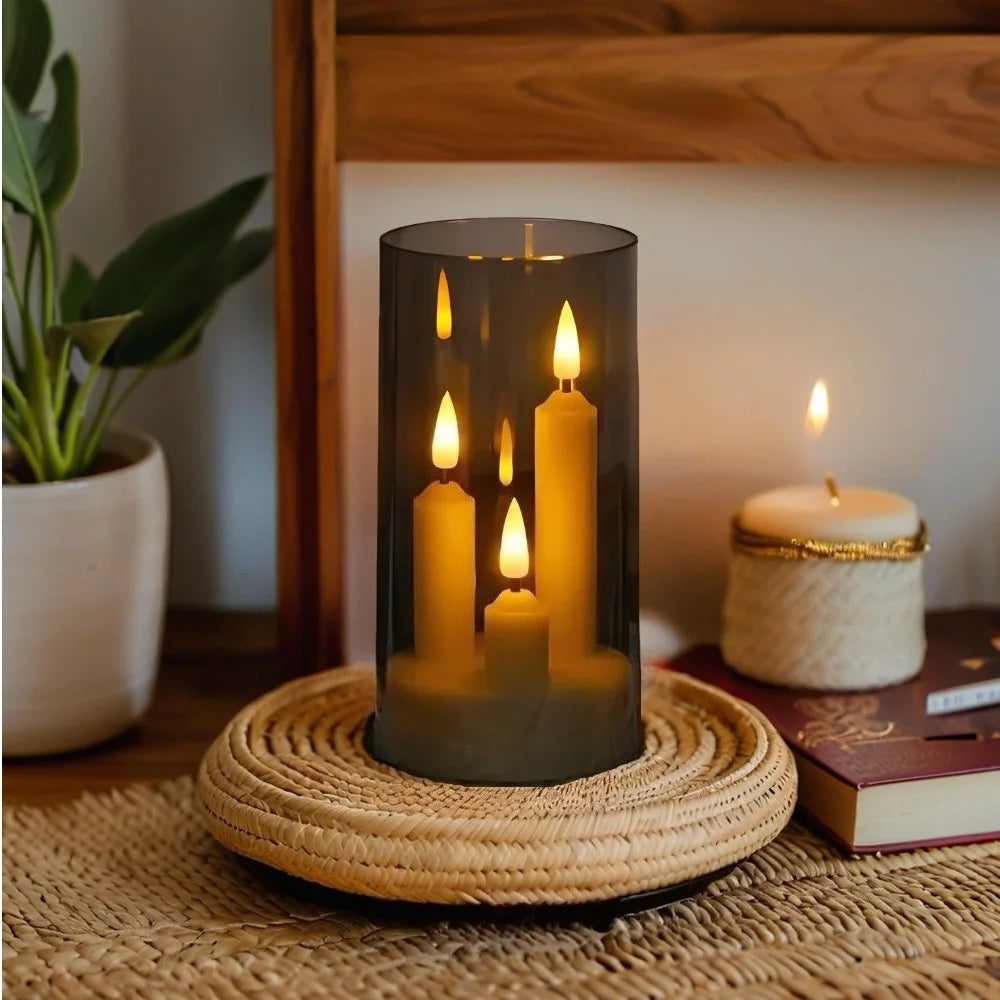 Flameless LED Candles with 3 Wicks – Elegant Glow for Cozy Evenings 2
