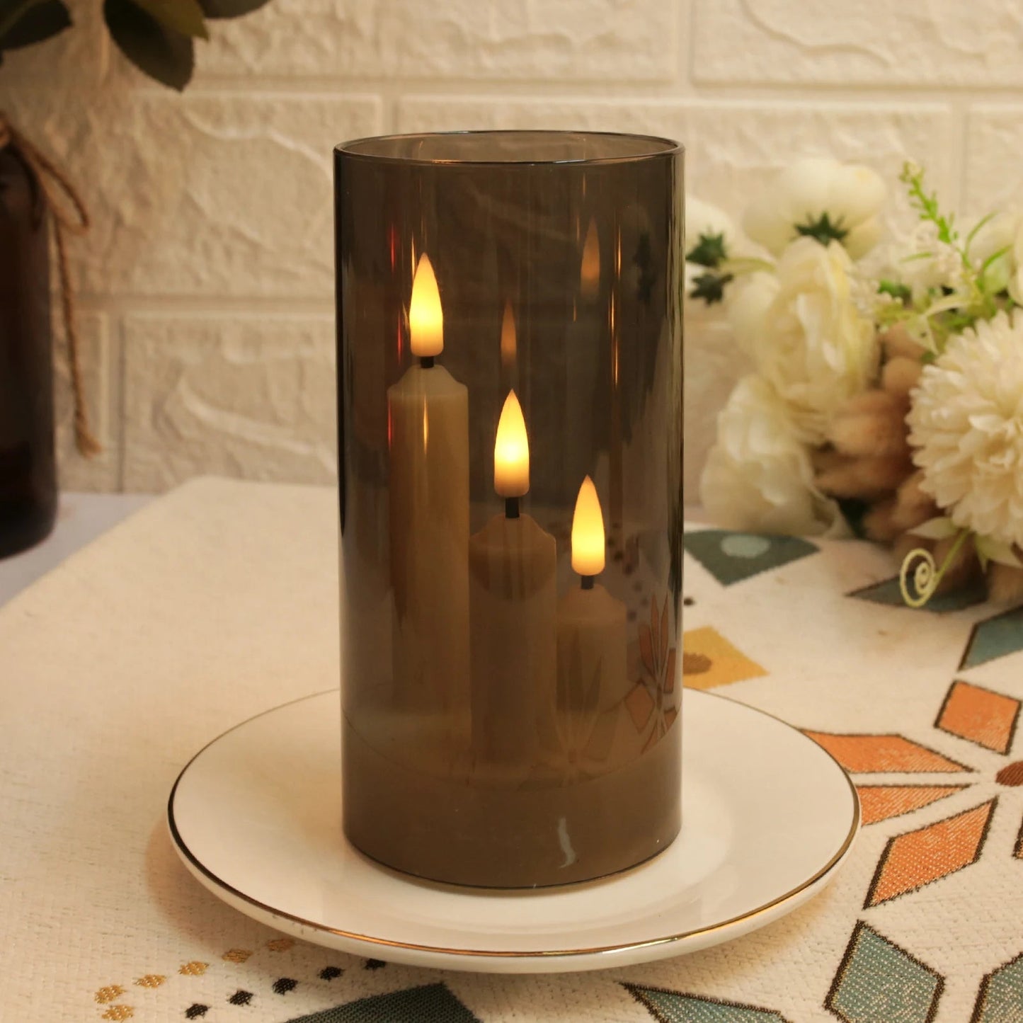 Flameless LED Candles with 3 Wicks – Elegant Glow for Cozy Evenings 8