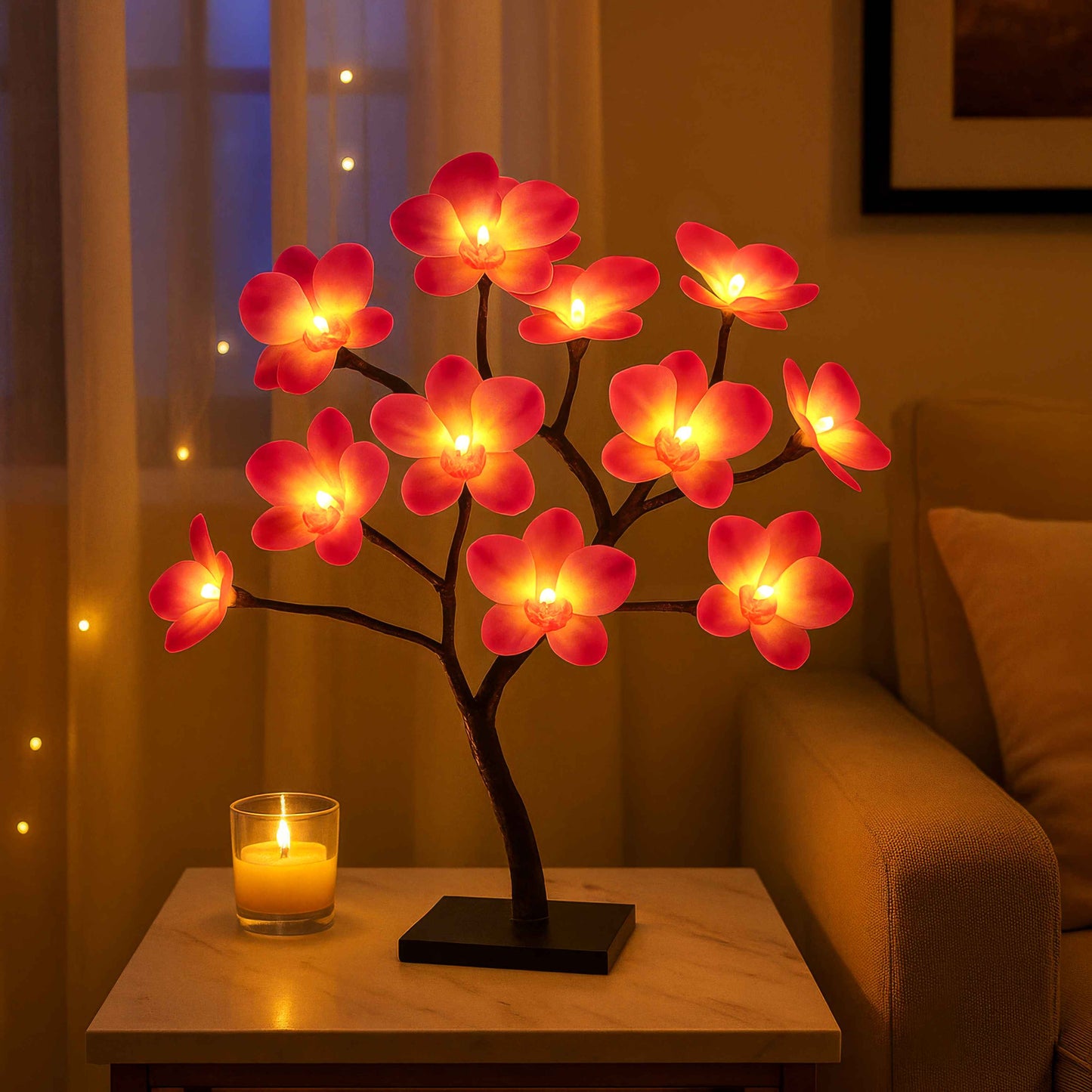 Flower Flame Lamp – Cozy LED Design for Inviting Atmosphere 4