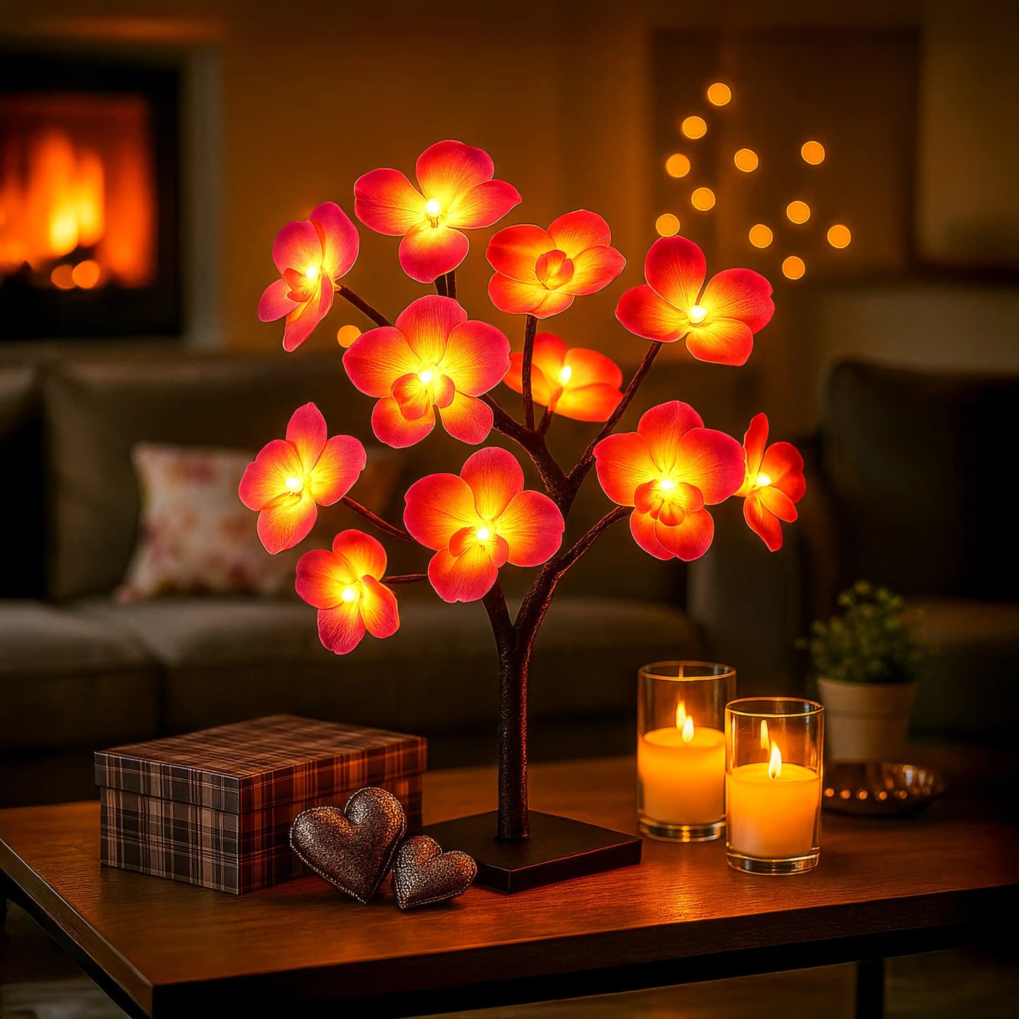 Flower Flame Lamp – Cozy LED Design for Inviting Atmosphere 5