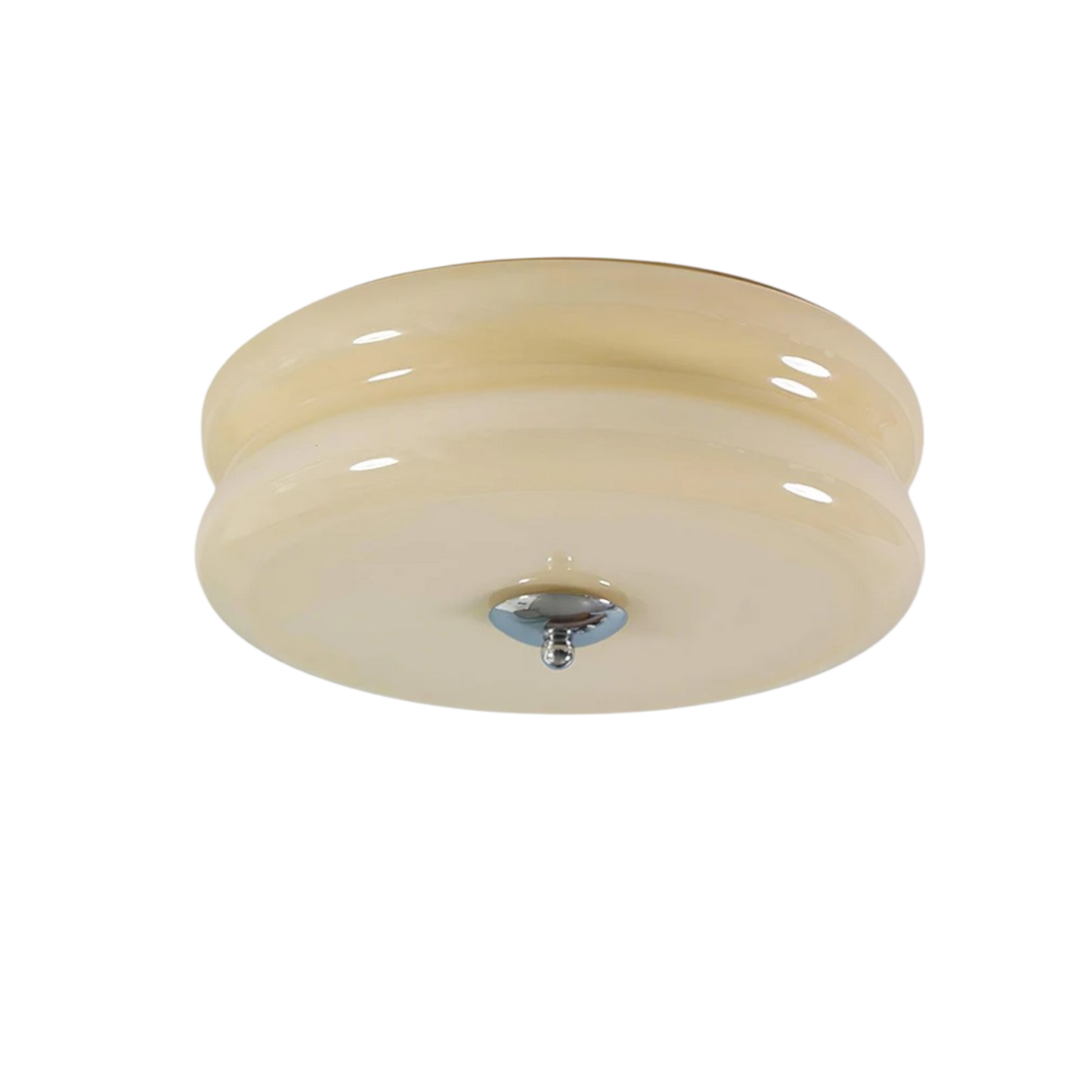 Flush Mount Ceiling Light Disc Shape – Elegant Design for Soft Illumination 1