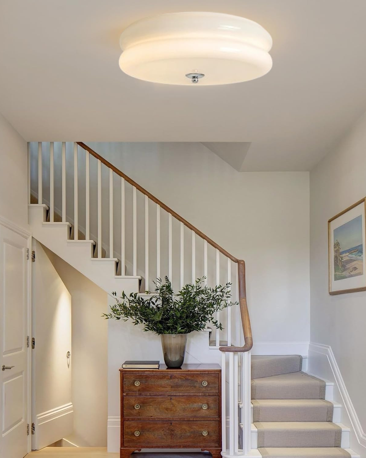 Flush Mount Ceiling Light Disc Shape – Elegant Design for Soft Illumination 7