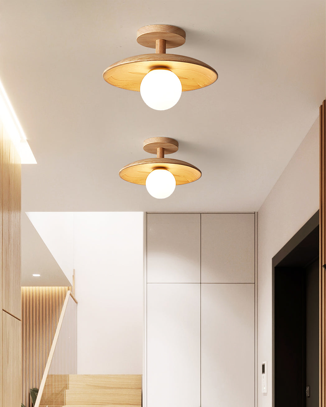 Flush Mount Ceiling Light Fixture – Elegant Glow for Cozy Spaces 3