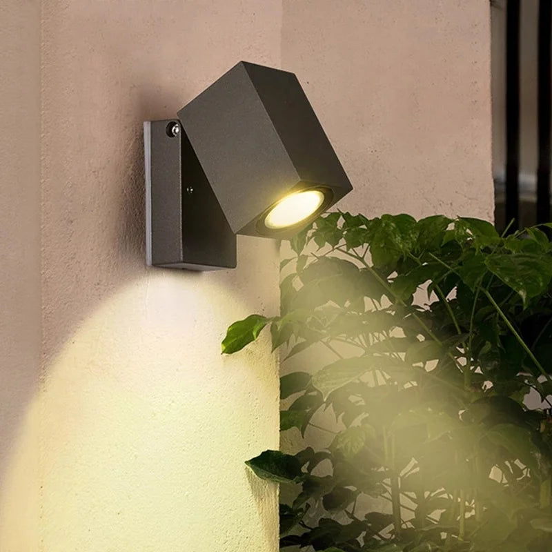 Folding Waterproof Exterior LED Wall Light – Elegant Design for Outdoor Ambiance 3