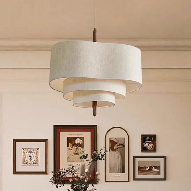 French Cream Style Pendant Lamp – Modern Aesthetic with Warm Ambiance 0