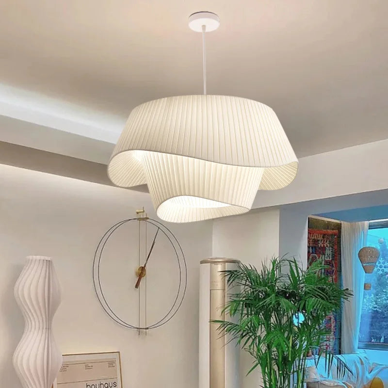 French Cream Style Pendant Lamp – Modern Aesthetic with Warm Ambiance 1