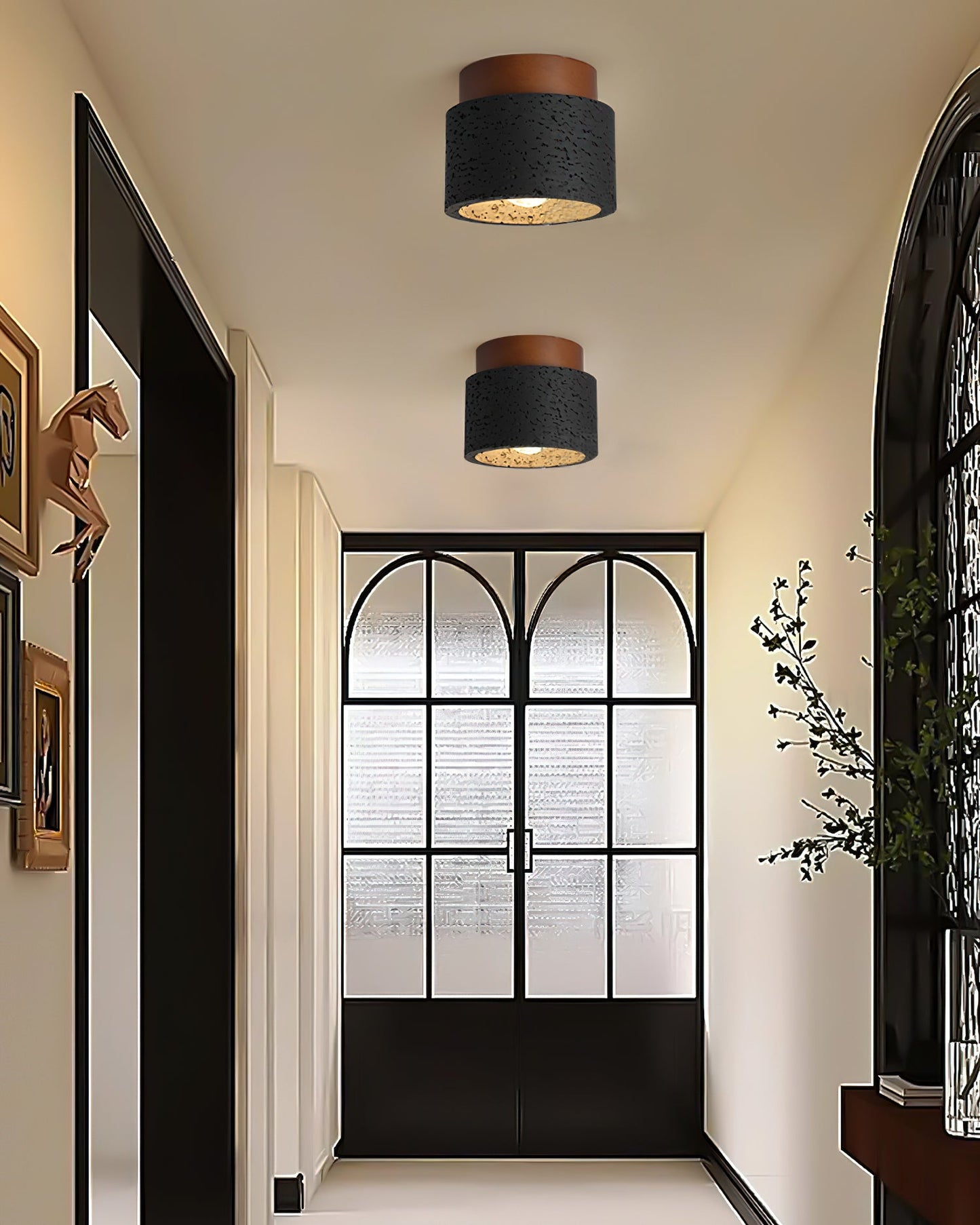 Gaila Flush Mount Ceiling Light – Natural Elegance with Inviting Glow 8