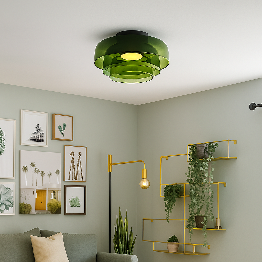 GlassLuxe Ceiling Lamp – Elegant Illumination for Every Space 4