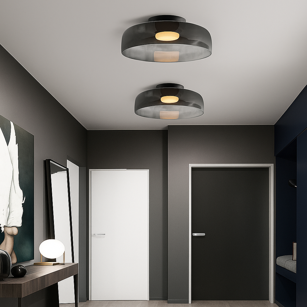GlassLuxe Ceiling Lamp – Elegant Illumination for Every Space 6