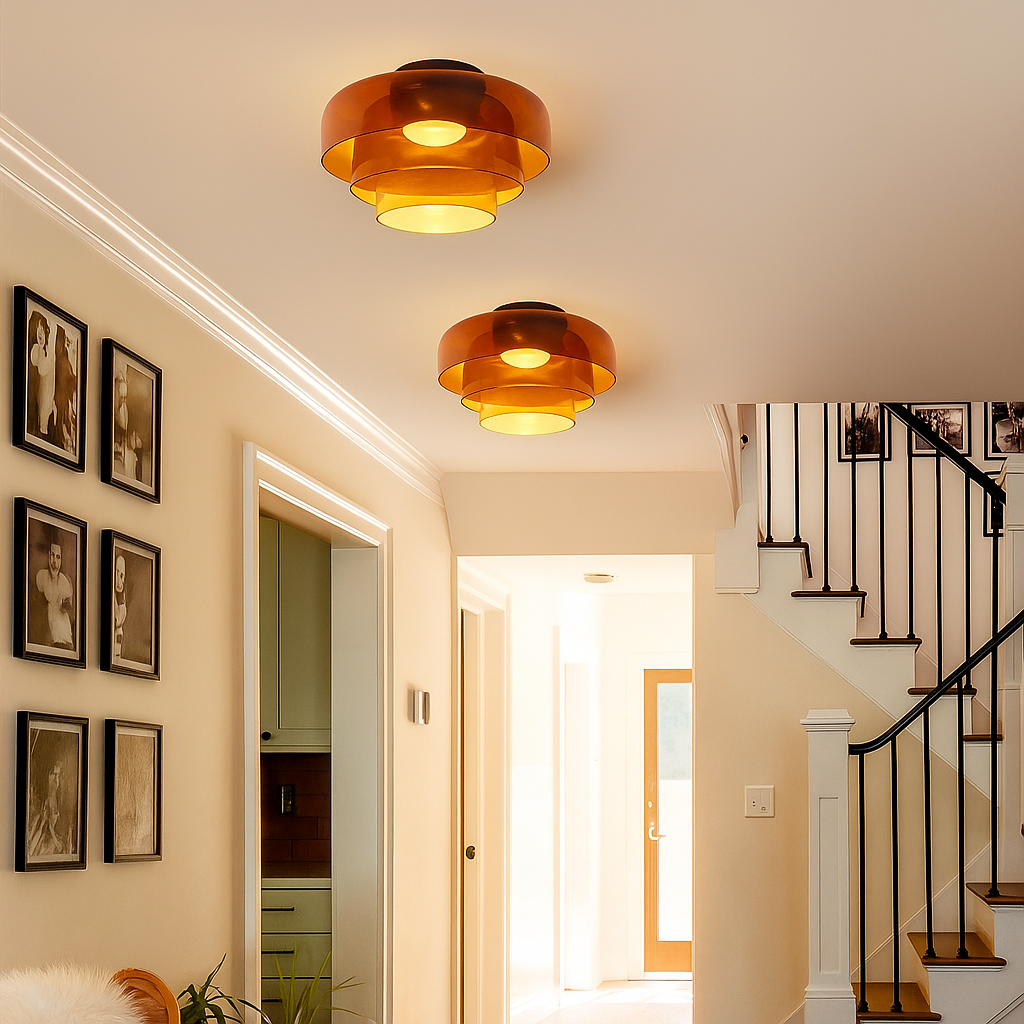 GlassLuxe Ceiling Lamp – Elegant Illumination for Every Space 8