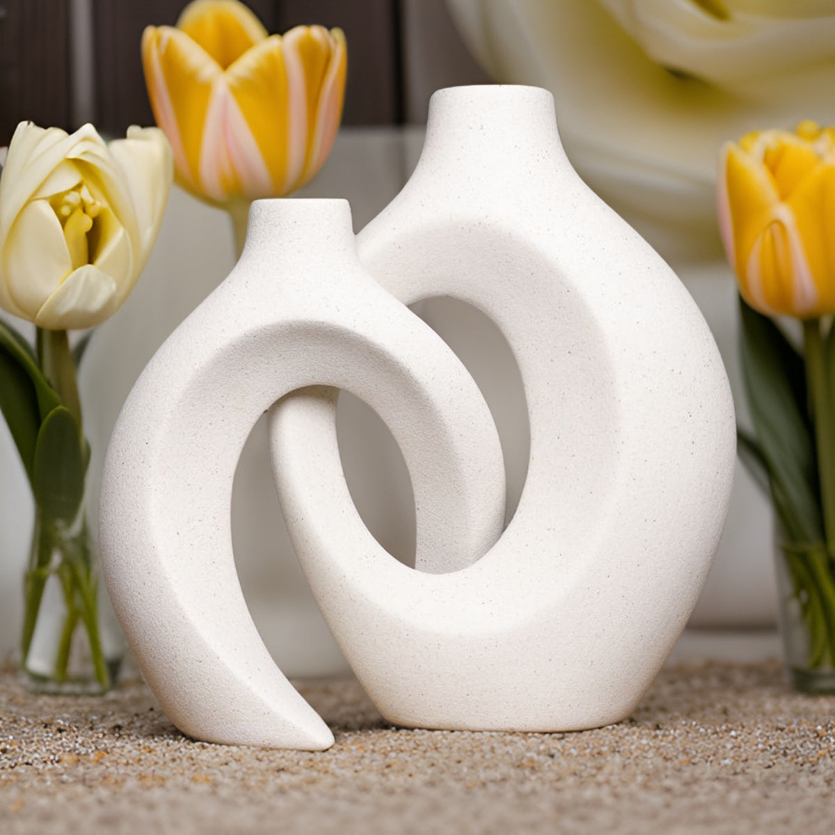 Gleora Imposed Flower Vases – Unique Design for Stunning Displays 5