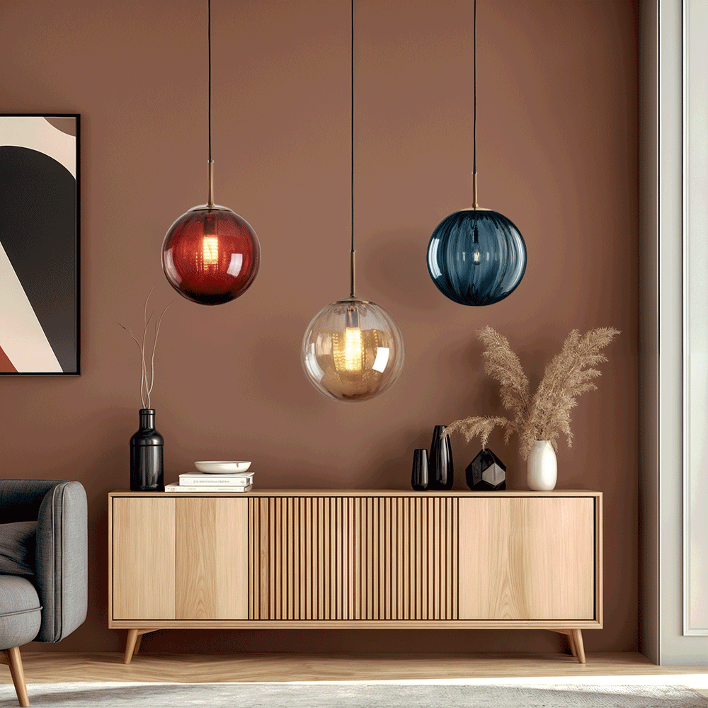 Hanging Lamp Glass Crystal – Elegant Glow for Cozy Spaces 1
