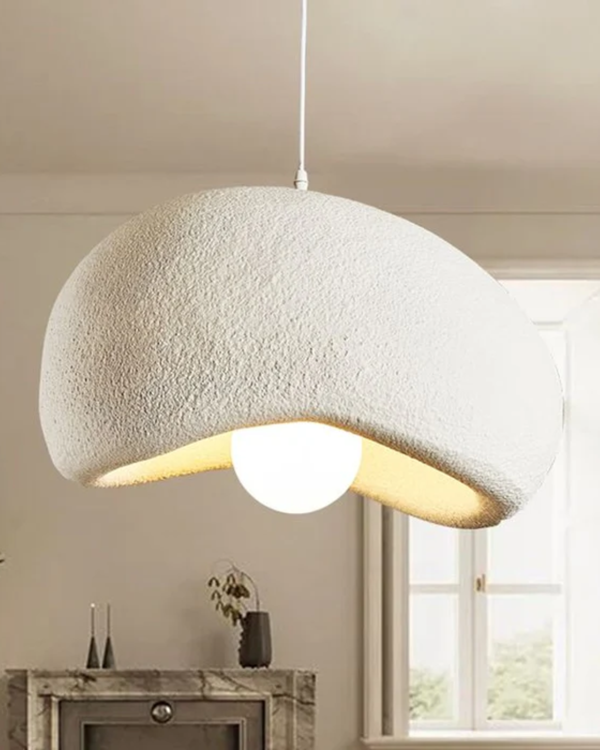 Hanging Lamp Shell Shape – Elegant Design for Cozy Atmosphere 5