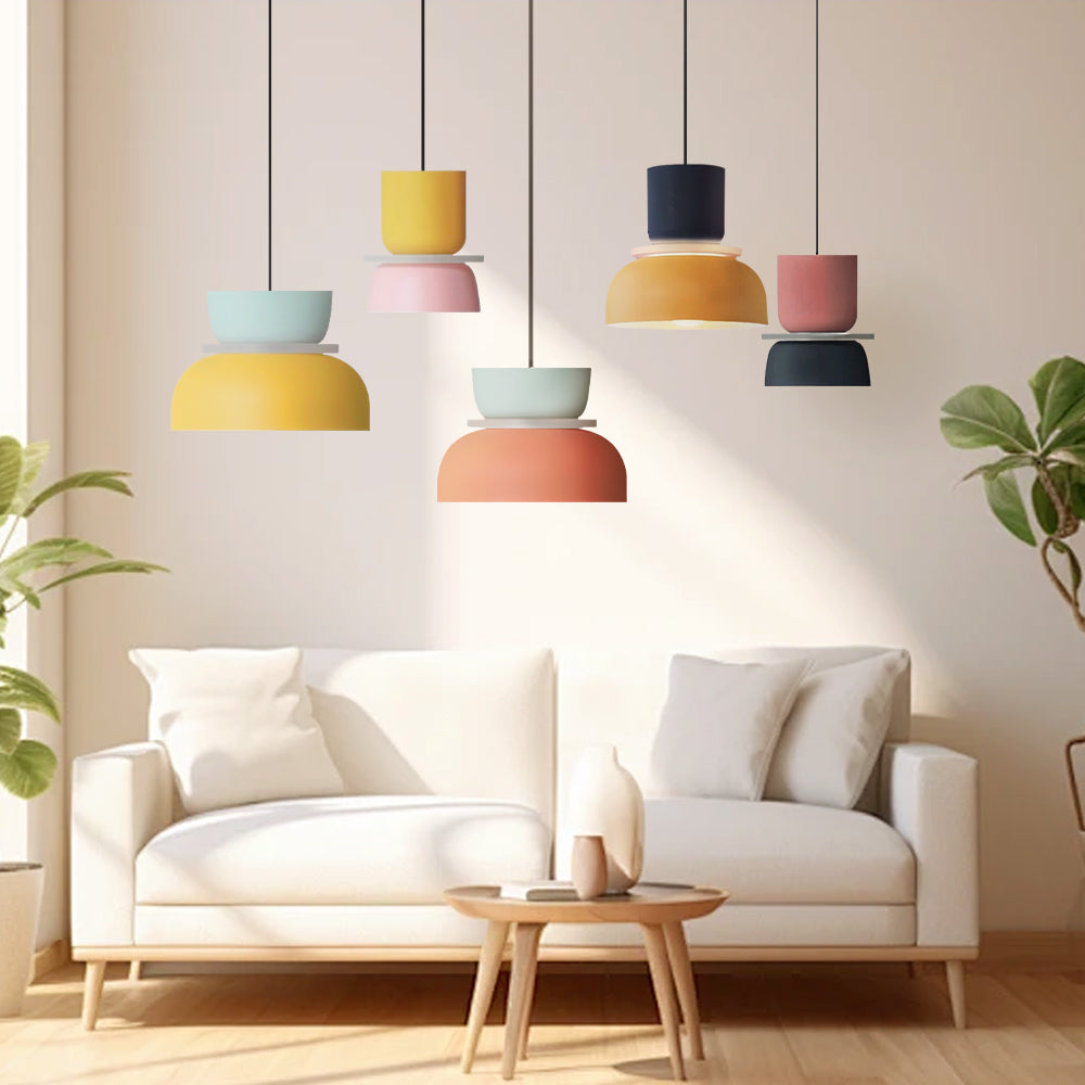 Hanging Light Nordic Macaron Style – Soft Pastel Hues for Serene Ambiance 1